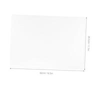 CIYODO 5 Feuilles sous Main Transparent Multi Plastiques Réutilisables Bureau et École Protection Étanche avec Coins Arrondis Planche Décriture Pratique