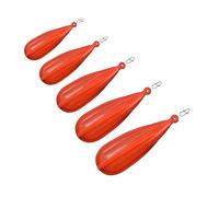 CIYODO 5 pièces Bouchons Entraînement de Portables Orange Leurres PVC Souples Pratiques pour Lancer Précis Résistant à Usure pour Garçon Fille et Débutants