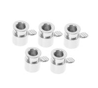 CIYODO 5 Pièces Couvercle Limiteur pour Fourchette de Barbecue Électrique de Chromé pour Rotisserie Accessoires de Grillade Durables et Réutilisables pour Amateurs de BBQ