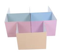 CIYODO 5 pièces Diviseur de Bureau Paravent Table Bureau Panneaux pour Étudiants Écran Séparateur Multifonctionnel sans Outil Améliore Concentration et Intimité pour Étude et Travail