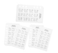 CIYODO 5 Pièces Intercalaire Transparent Mat PP Calendrier Classeur Anneaux Recharge Agenda Diviseur Séparable pour Cahier Journal