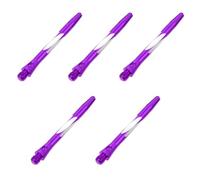 CIYODO 5 pièces Tiges de Fléchettes Standard Alliage Aluminium Surface Moletée Antidérapante Équilibre pour Contrôle Accessoires Professionnels pour Joueurs Débutants et Confirmés