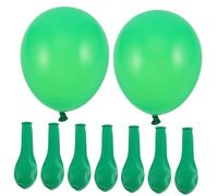 CIYODO 50 Pièces Ballons Latex Verts Saint Patrick Mat Fête Décoration Facile à Gonfler pour Célébrations Festival