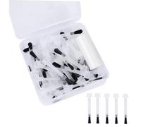 CIYODO 50 pièces Brosse Vernis Ongles Jetable avec Manche Applicateur Liquide pour Répartition Uniforme Du Vernis Pinceaux Remplacement Ongles Précis et Pratique