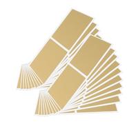 CIYODO 50 Pièces Cartes à Gratter Rectangulaires Dorées Coated Scratch Cards pour Cartes de et Jeux Autocollants Surprise pour Fêtes Anniversaires et Événements Spéciaux