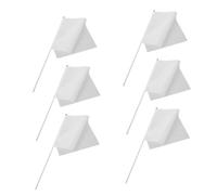 CIYODO 50 Pièces Mini Handheld Flags Sticks Polyester For School Events Celebrations DIY Craft Projects