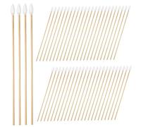 CIYODO 500 pièces Cotton Tipped Applicators Long Precision Swabs For Ear And Keyboard Cleaning Gentle Pointed Tips For Makeup And Nail Care