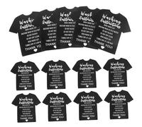 CIYODO 50pièces Étiquettes De Lavage pour Vêtements Cartes Instructions Claires Et Concises pour Entretien Facile Shirts Et Chemises Pratiques Et Multi-fonctionnelles