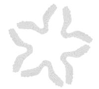CIYODO 5pcs Ailes D'ange Blanches en Plastique Légères et Solide, Accessoires Décoratifs pour Artisanat Diy, Décoration Intérieure Délicate et Réaliste