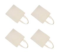 CIYODO 5pièces De Courses Toile Réutilisable Épicerie Toile Naturelle pour Courses Et Rangement Maison