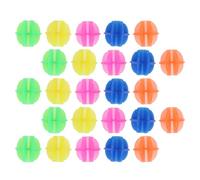 CIYODO 6 Ensembles de Perles Décoratives Colorées en Résine pour Rayons de Vélo, Lumineuses Meilleure Visibilité Nocturne, Accessoires Stylés pour Aventures Urbaines et Plein Air