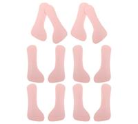 CIYODO 6 Paires Lot de 6 Paires de Semelles Adhésives 3/4 pour Talons Hauts Femmes, Coussinets Amortissants Antidérapants pour Avant-Pied, Semelles de Confort Roses Taille 37-38 pour