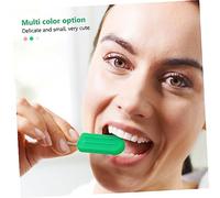 CIYODO 6 Pièces Chewies Silicone Forme Popsicle avec Poignée pour Mandibulaire et Entraînement Orthodontique Portable
