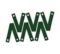 CIYODO 6 pièces Lot de Sangles de Tuteurage Nylon Vert pour Arbres et Plantes Soutien Robuste Vent et Ouragans Maintien Droit et Protection des Jeunes Plants