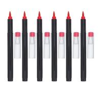 CIYODO 6 Pièces Stylo de Réparation de Pierre Tombale Noir | Bavure ni Coulure, Imperméable, Adhère sans Apprêt, pour Marbre Blanc et Mémoriaux Extérieurs
