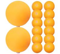 CIYODO 60 Pièces de Ping-Pong Trou pour Machine D'entraînement, Jaune | Plastique , Usage Entraînement et Pratique Joueur, Lot pour Robot de Tennis de Table