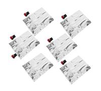 CIYODO 6Pièces Recharge pour Vin Vessies Réutilisables Étanches Pochette de Rangement Portable pour Boissons Alcoolisées pour Pique