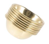 CIYODO 7 pièces Set de Bols Offrande Bouddhistes Rituels Jaune pour Eau et Décoration de Temple