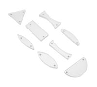 CIYODO 8 Pièces Matériel D'expérience Optique en Plastique, Kit de Lentilles Optiques Modulaire Prisme, Manuel D'expérience, pour Cours de Sciences et Laboratoire Scolaire, Étudiants