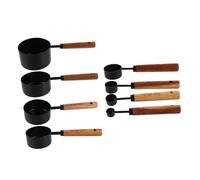 CIYODO 8 Pièces Outils de mesure cuisine tasses à mesurer pot à mesurer cuillères et boule de nourriture pour chien gobelet doseur emboîtable en