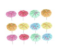 CIYODO À Cocktail en Papier 288 Pièces Piques à Parapluie Colorés Décorations De Cocktails pour Matériaux Sûrs pour Événements Et Utilisation Domestique