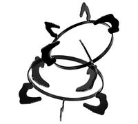 CIYODO Accessoire De Cuisine Support De Casserole Pour Cuisinière À Ensemble De Supports De Cuisinière Pour Wok En Métal