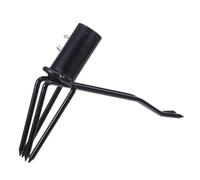 CIYODO Accessoire de Désherbeur de Jardin en Alliage D'aluminium Noir, Tête de Désherbage Robuste pour Pelouse, Installation Pratique, Compatible Chardons et Herbes Folles