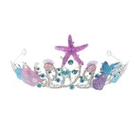 CIYODO Accessoire Sirène en Alliage avec Étoile de Mer, Couronne Élégante pour Mariages et Événements, Diadème Polyvalent pour Filles et Femmes