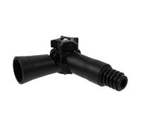 CIYODO Adaptateur d'angle Rotatif pour Manche À Balai Fileté Américain Compatible Brosse À Toile D'Araignée Et Raclette Accessoire Télescopique pour Nettoyage Facile des Coins Et Fenêtres