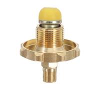 CIYODO Adaptateur de Recharge Propane en Laiton pour Bouteille Gaz Portable Camping, Connexion Sécurisée pour Réchaud Cartouche, Compact et Solide, Usage Extérieur et Urgence