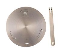 CIYODO Adaptateur pour Plaque Induction, Plaque de Transfert de Chaleur pour Cuisinière à Gaz, Disque Convertisseur en Acier Inoxydable et Alliage D'aluminium, Lot de 1 Set de Set, Facile à Nettoyer