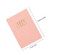 CIYODO Agenda Quotidien Multifonction Portable Planificateur Académique et Organiseur Ménager Carnet de Notes Pratique pour Tâches et Planning Quotidien Jours Couleur Rose