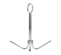 CIYODO Ancre de Bateau à Griffes 4 Branches en Acier Inoxydable Antirouille - Grappin Compact pour Yacht, Dériveur et Ponton - Accessoire Marin Polyvalent, Maintien Sécurisé par Forts