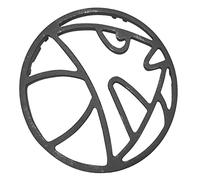 CIYODO Anneau Support En Fonte Épaisse Pour Wok Et Petites Casseroles, 4 Ou 5 Griffes Antidérapantes, Support Métal Pour Cuisinière à Gaz, Usage Domestique Et Professionnel