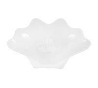 CIYODO Assiette Coquillage en Céramique 25 Cm, Plat de Service Multifonction pour Fruits et Hors-d'œuvre, Assiette Décorative Maison Cuisine, Buffet et Apéritif