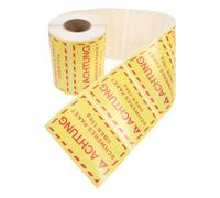 CIYODO Autocollants de Précaution de Transport Étiquettes Avertissement de Surpoids pour Adhésives Imperméables à Divers Paquets Prévention des Accidents Lors de Expédition