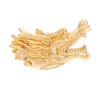 CIYODO Baguette de Sourcier en Cuivre Doré Tête de Dragon, Outil de Localisation des Conduites D'eau, Accessoires pour Chasse aux Fantômes, Équipement de Radiesthésie Feng Shui, Usage
