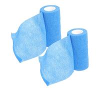 CIYODO Bandage Élastique Auto-Adhésif pour Bovins 2 Rouleaux Ruban Vétérinaire Respirant pour Protection des Sabots Soutien Sportif Facile à Transporter