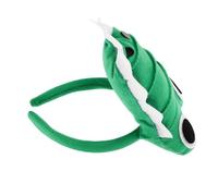 CIYODO bandeau Halloween coiffure bandeau en alligator effrayant Élégant bandeaux animaux jungle bandeaux -tête animaux Coiffes Peluche Vert