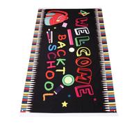 CIYODO Bannière Welcome Back Décorative pour École Toile de Fond Rentrée Scolaire pour Fête Salle de Classe Couleur Vive Résistante Accessoire Décoratif Intérieur et Extérieur