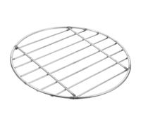 CIYODO Barbecue Ronde Acier Inoxydable Maille Métallique Simple Anti-chute pour Viande Légumes Poisson Grillades Extérieures Polyvalentes
