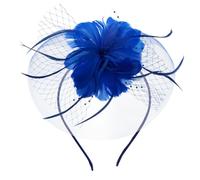 CIYODO Barrette Cheveux pour Organiser et Décorer Cheveux Fleur en Bleue Légère, Accessoire Chic et Élégant lors de Fêtes ou Mariages