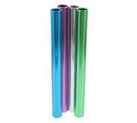 CIYODO Bâtons de Relais en Alliage D'aluminium 4pcs Résistants aux Intempéries pour Compétitions et Entraînements Quotidiens en Athlétisme Passages de Témoin sans Faille