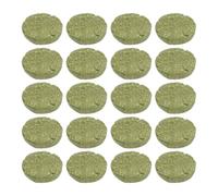 CIYODO Biscuits à Herbe pour Cochons d'Inde et Chinchillas, 20 Pièces, en Verte, Soulage Douleurs Intestinales Légères et Favorise la Digestion