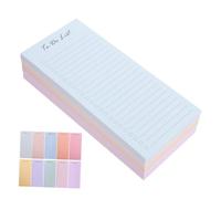 CIYODO Bloc Notes Adhésifs pour Tâches avec Code Couleur Notes Autocollantes pour Planificateur de Bureau et de Courses