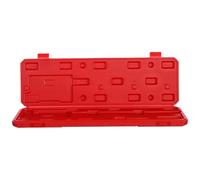 CIYODO Boîte à Jauge à Vernier Rouge en Plastique Léger et Portable Design Soufflé, Étui de Rangement Simple pour Outils de Mesure et Pied à Coulisse