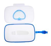 CIYODO Boîte à Lingettes Garçon Fille Portable avec Étui Étanche et Silicone Scellant Pratique pour Poussette et Siège Garçon Fille Accessoire Puériculture Extérieur