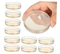 CIYODO Boîte de Petri avec Gélose Nutritive Pré-coulée de 7cm, 10 Pièces, en Agar pour Culture Tissulaire, pour Expériences Scientifiques et Microbiologie