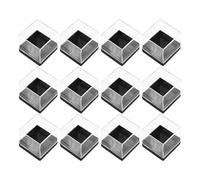 CIYODO Boîte De Présentation Transparente 12 Pièces Pour Pierres Minérales, Coffret Compact Pour Collectionneurs Et Amateurs De Cristaux