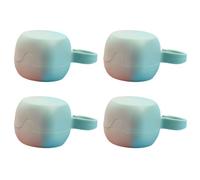 CIYODO Boîte de Protection pour Sucette Bébé 4 Pièces en Plastique Rose, Facile à Nettoyer Transporter, Maison Voyages Couleur